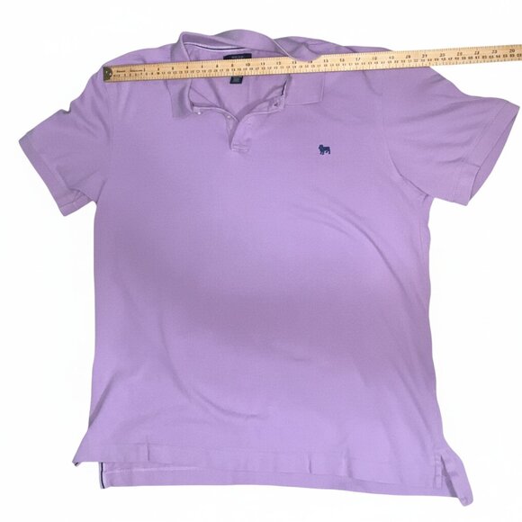 Aeropostale Lavender Slim Fit Short Sleeve Polo Shirt - Picture 2 of 8